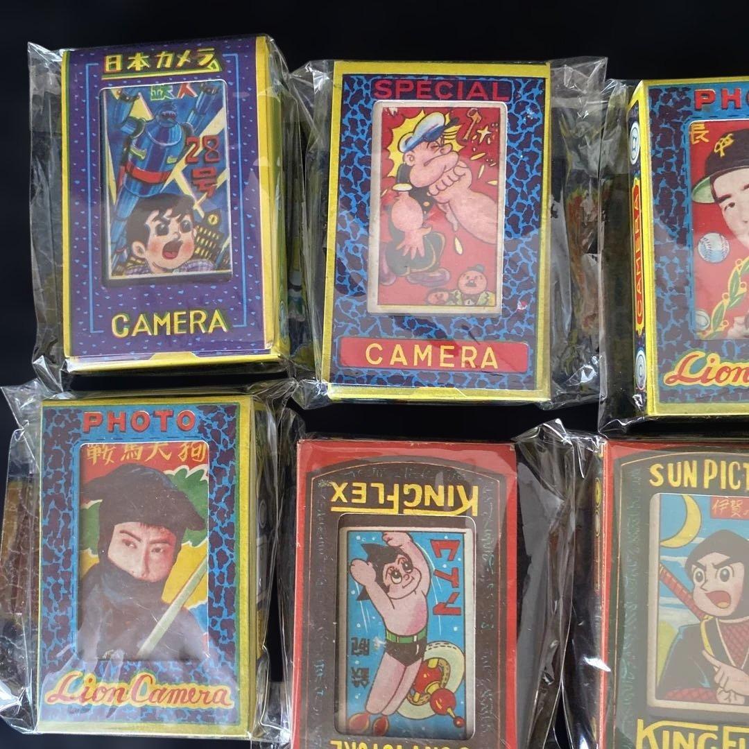 なつかしの駄玩具 日光カメラ 種紙付き 忍者影丸狼少年ケンなど多