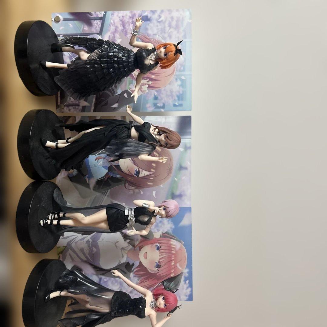 五等分の花嫁 フィギュア 4体セットアクリルスタンド付き - メルカリ