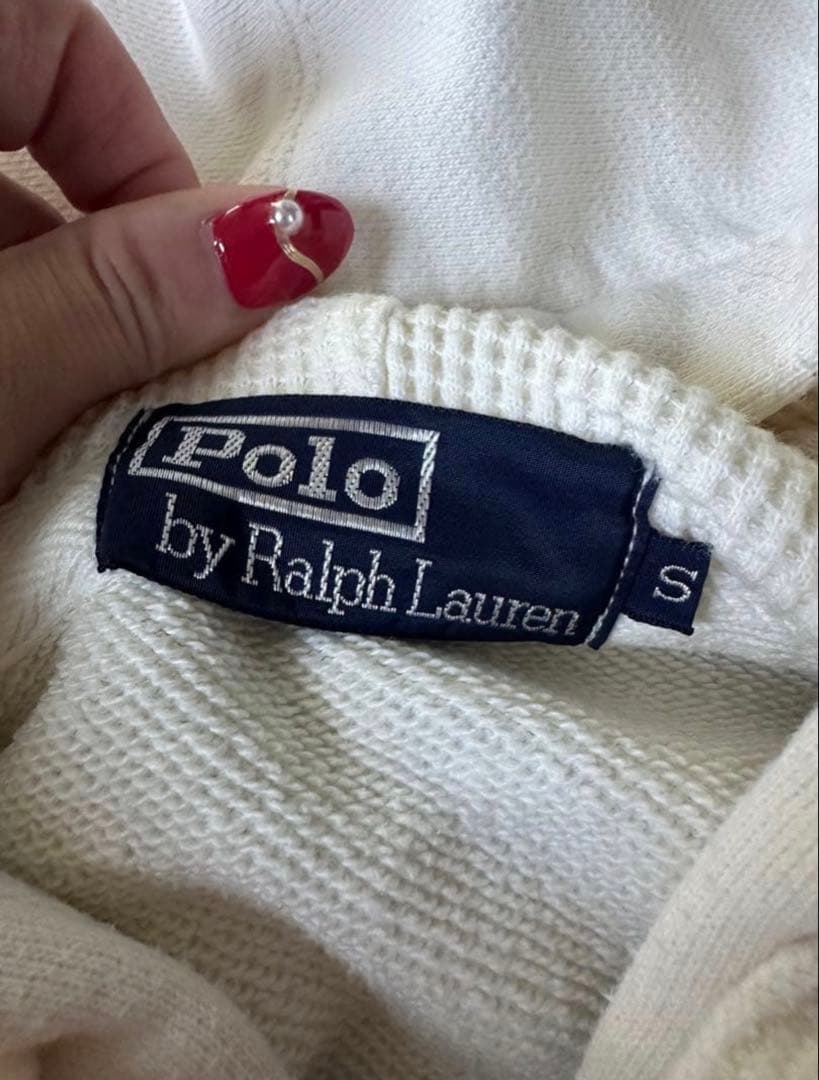 Polo Ralph Lauren ラルフローレン ジップパーカー サーマル生地
