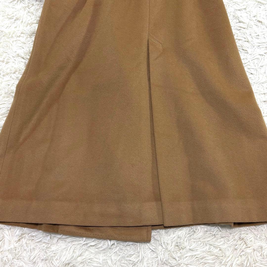 極美品】マダムニコル キャメル カシミア100% ダブルチェスターコート