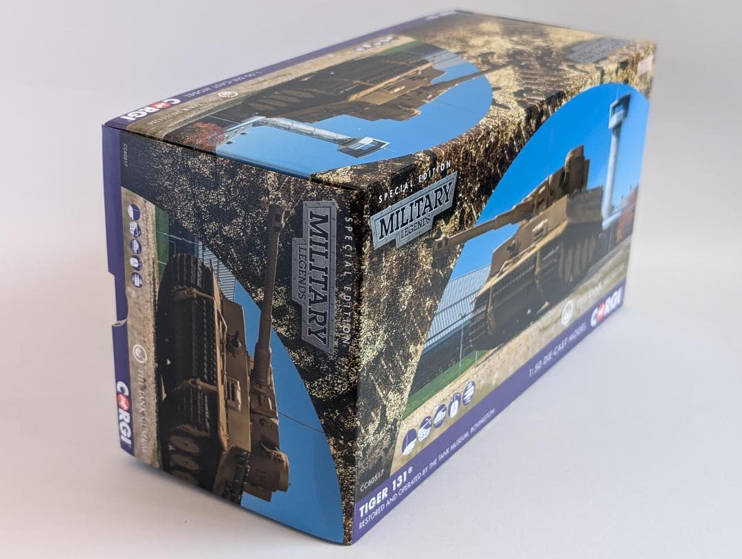 新品未開封】英国コーギー社 タイガー131戦車ボービントン博物館