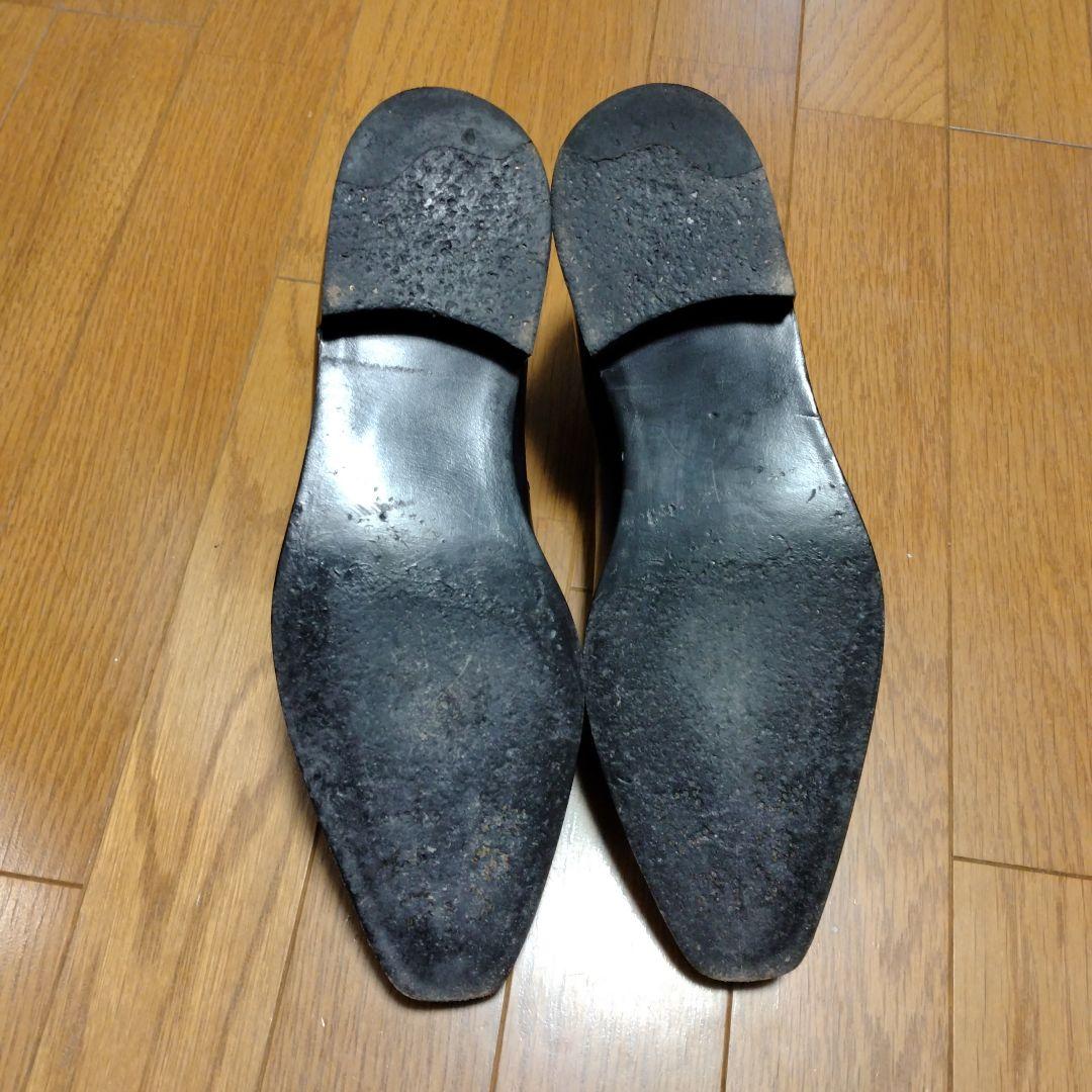 ベルルッティ　ダークブルー革靴　サイズ8