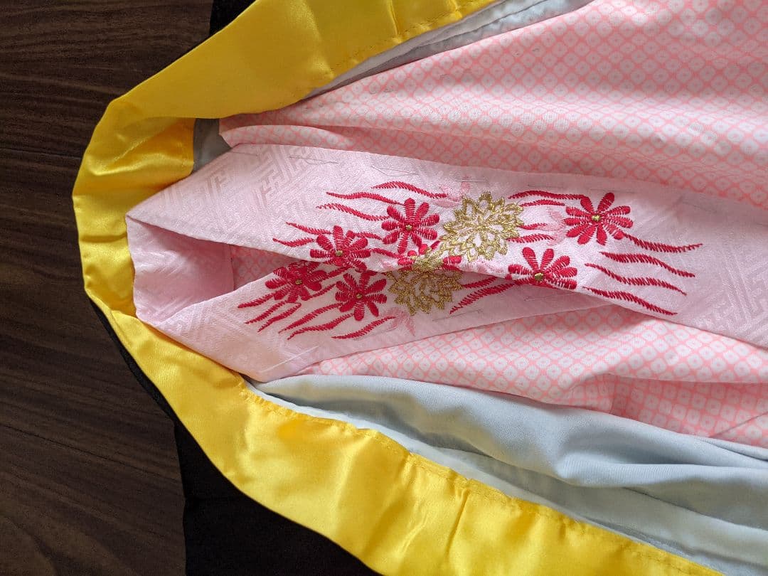 七五三　セット　着物　ハーフ成人式　黒系　豪華　絞り柄