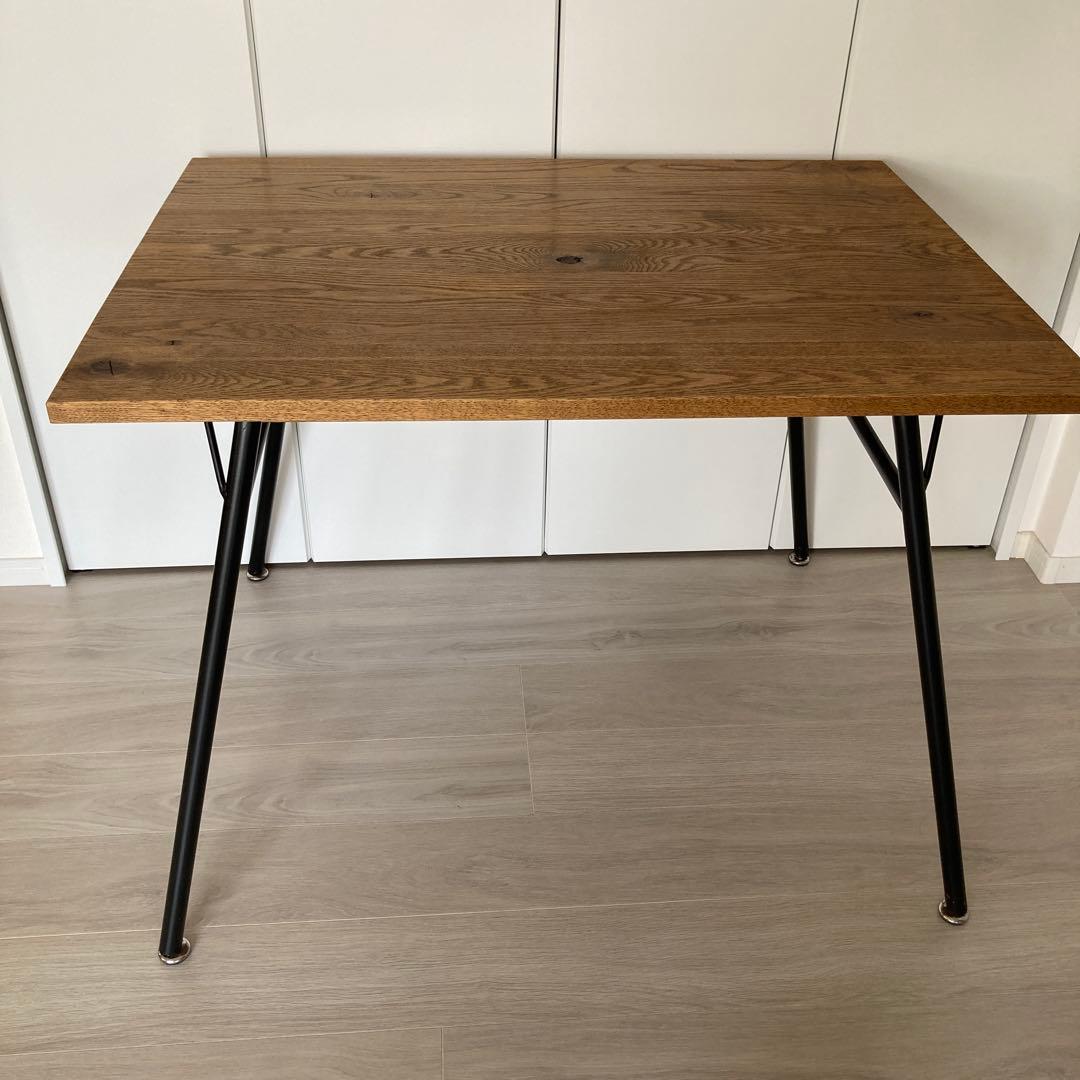 モモナチュラル　木製ダイニングテーブル