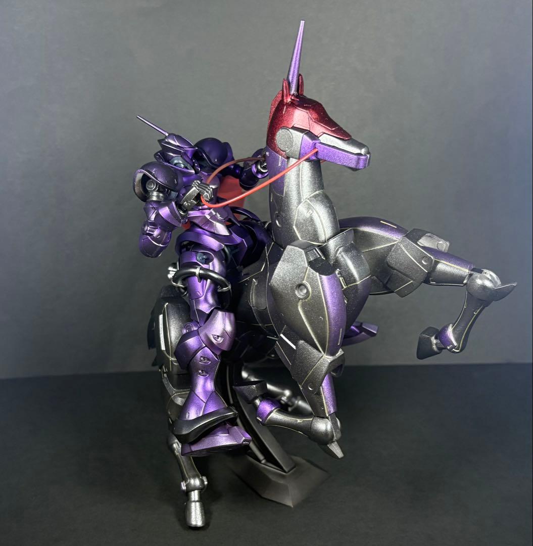 エグザベ専用ギャン×風雲再起　 ミキシング　全塗装完成品