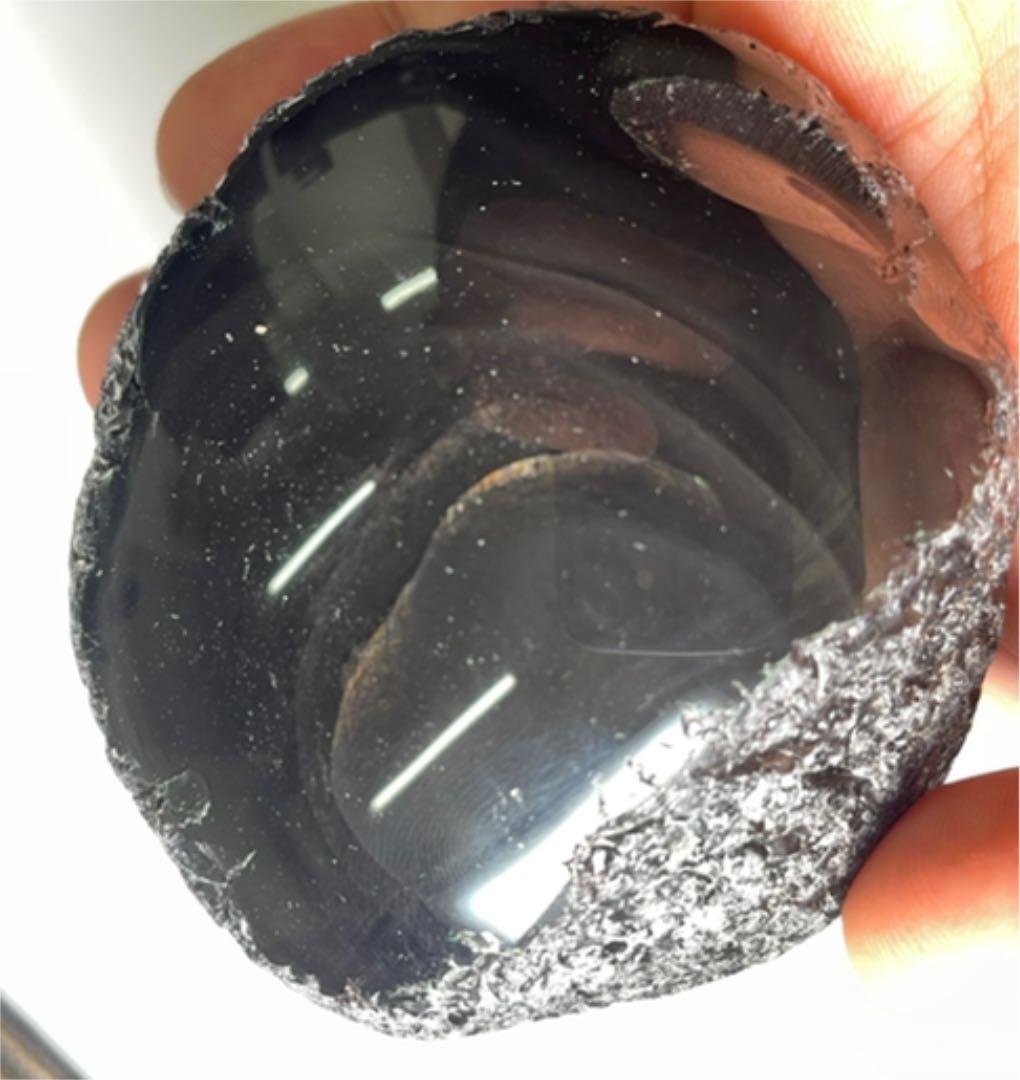 研磨品 十勝石玲瓏 ゴールデンレインボーオブシディアン