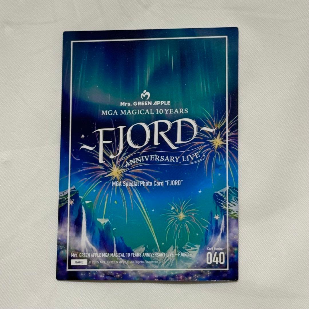 Mrs. GREEN APPLE FJORD 藤澤涼架 フォトカ レア040 - メルカリ