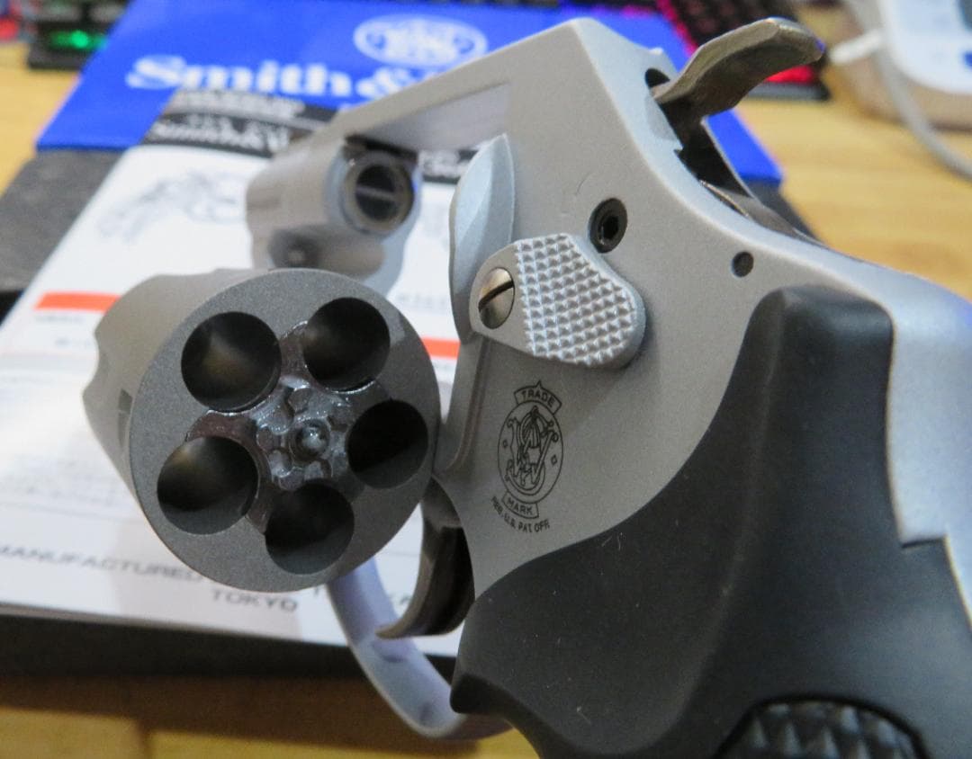 タナカ S&W M360 HW セラコート 未発火 グリップ追加