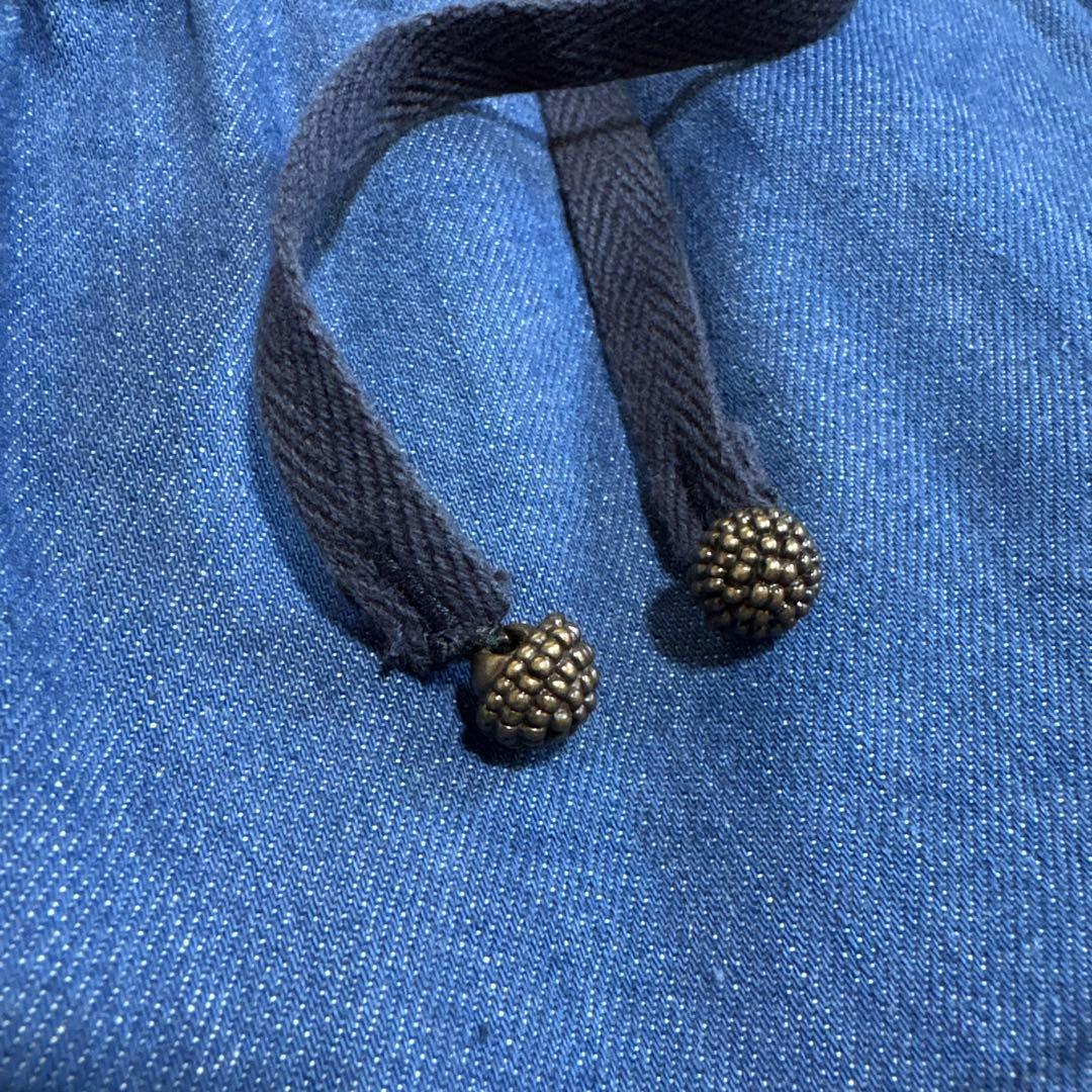 希少　キャピタル　デニム サルエル　ハーフ パンツ　ポンポン　ウエストゴム　美品