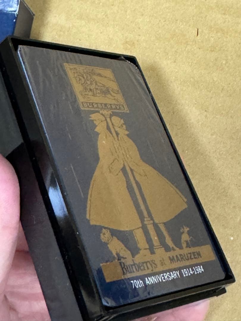 バーバリー 貴重 Burberry 直輸入70周年記念 MARUZEN トランプ