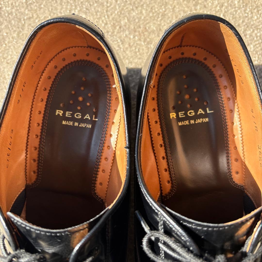 REGAL 911R ブラック ドレスシューズ ストレートチップ