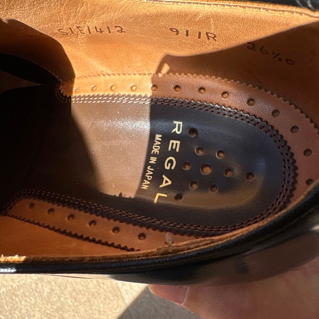 REGAL 911R ブラック ドレスシューズ ストレートチップ