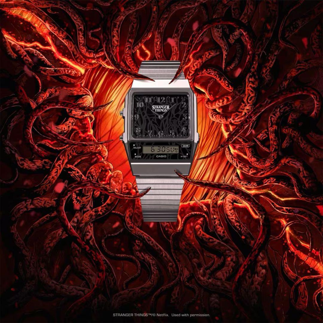 CASIO STRANGER THINGS 腕時計　AQ-800EST-1AJR