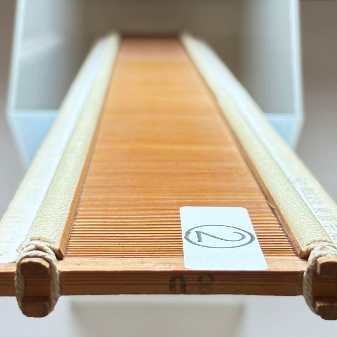 【貴重】②竹筬　東京手織機　筬　30羽　機織り　手織り　織器具