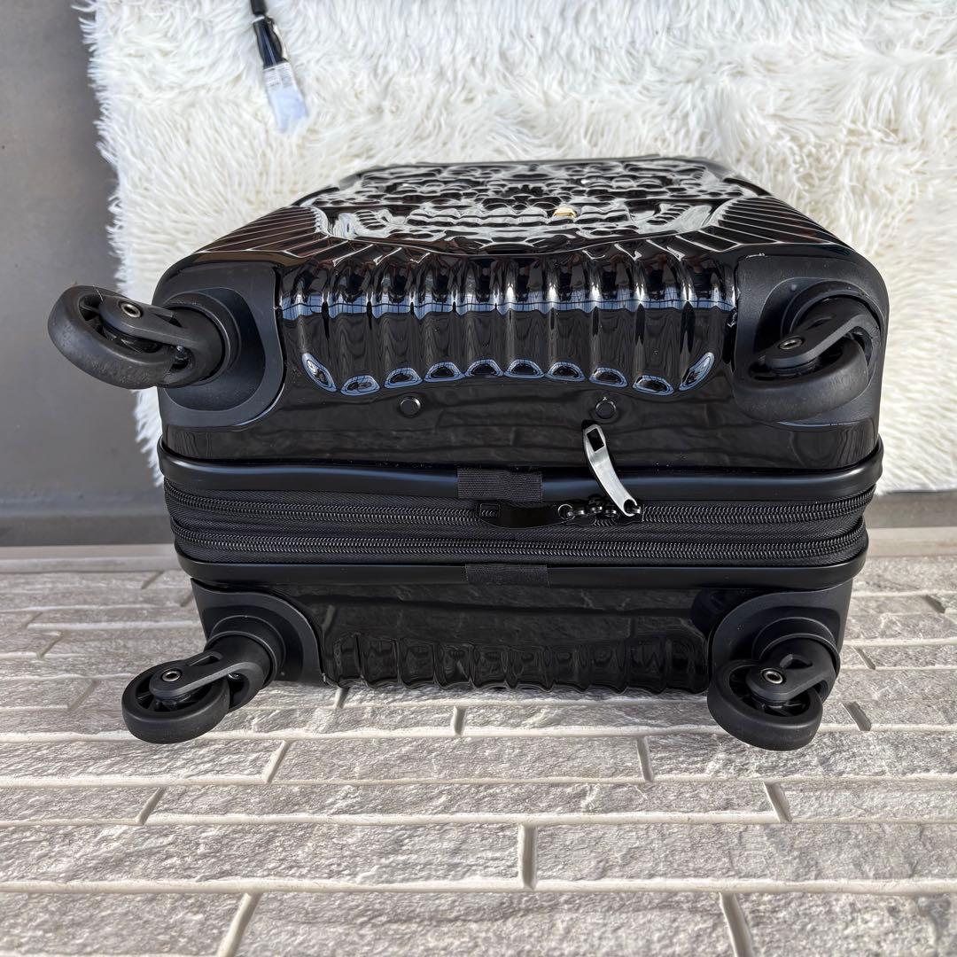 siffrer スカルデザイン キャリーケース 機内持ち込み 拡張ファスナー