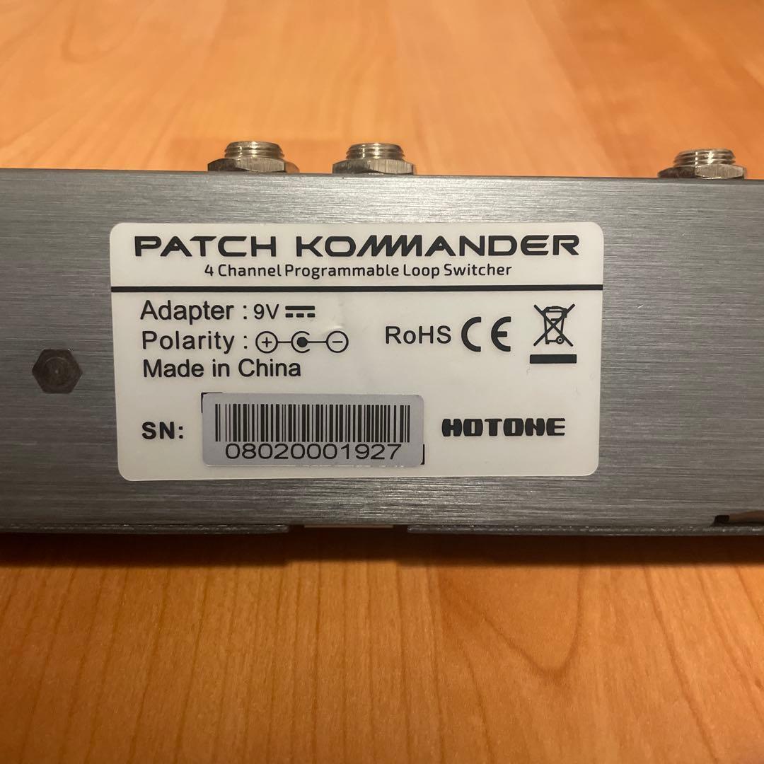 箱ナシ】HOTONE PATCH KOMMANDER 4ch スイッチャー HOTONE LS-10 PATCH