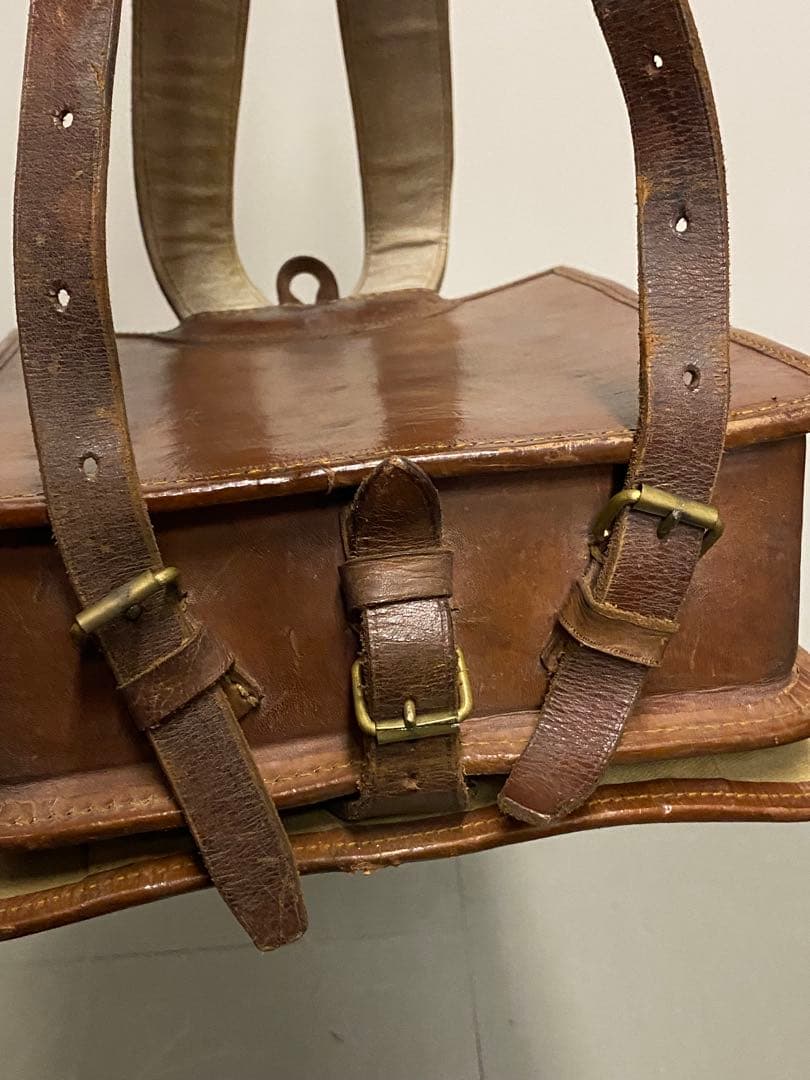 美品 日本陸軍 将校？兵隊？下士官？ 背嚢】 戦前 当時物 旧日本軍