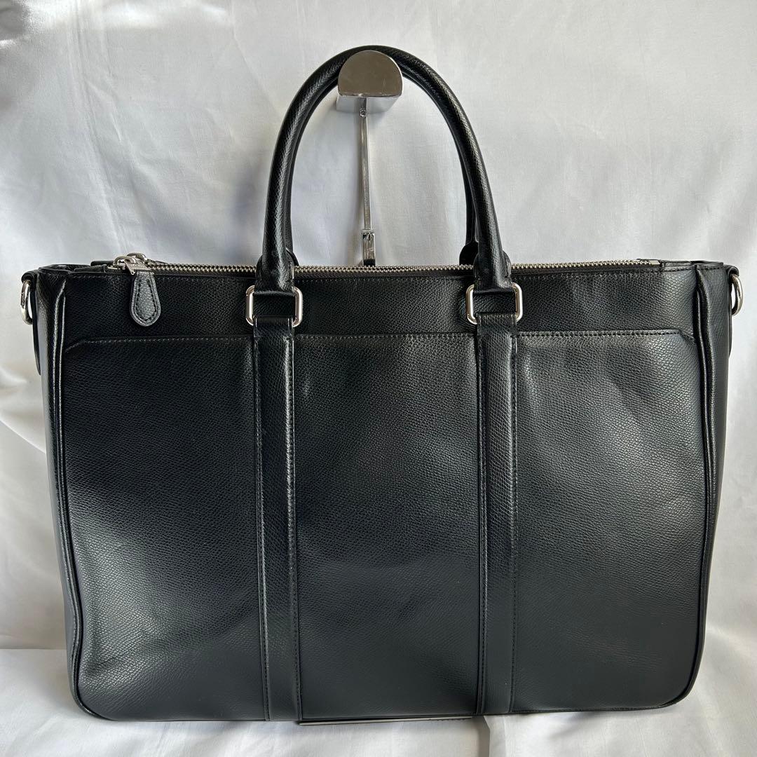 【美品】COACH コーチ メトロポリタン ビジネスバッグ 2way 黒 人気