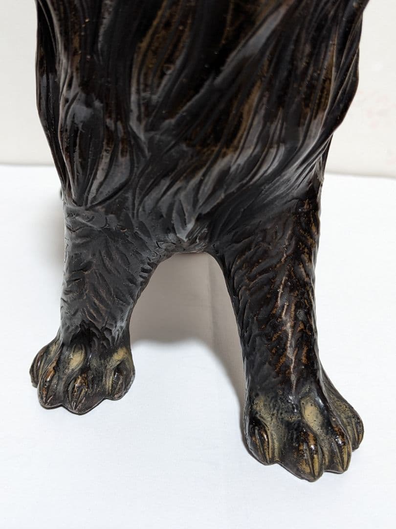 ♦風水獅子 ライオン置物 富 金運 財運 縁起物飾り 国内作家作品 古美術骨董品