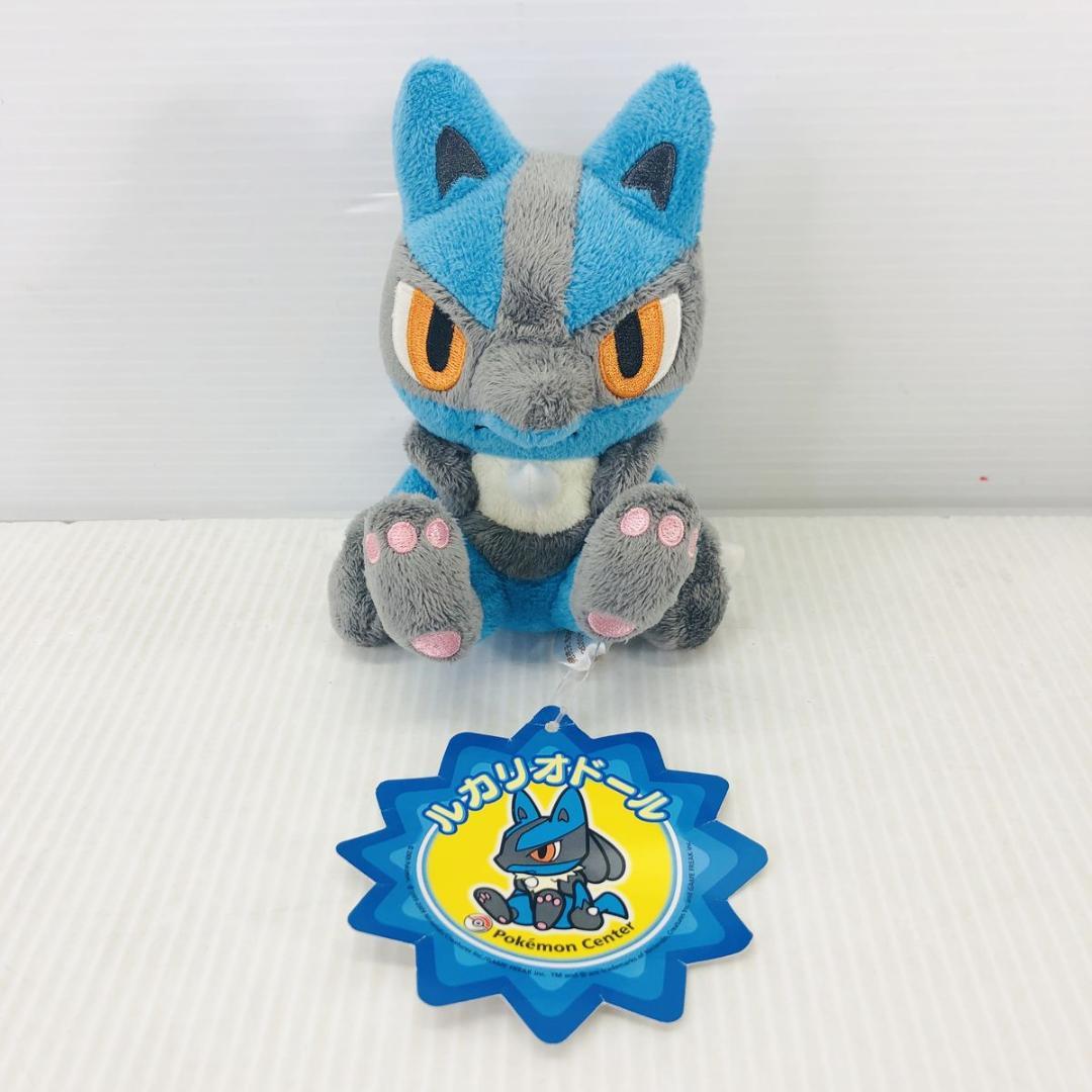 タグ付】 ポケモンセンター ルカリオ ドール ポケドール ぬいぐるみ