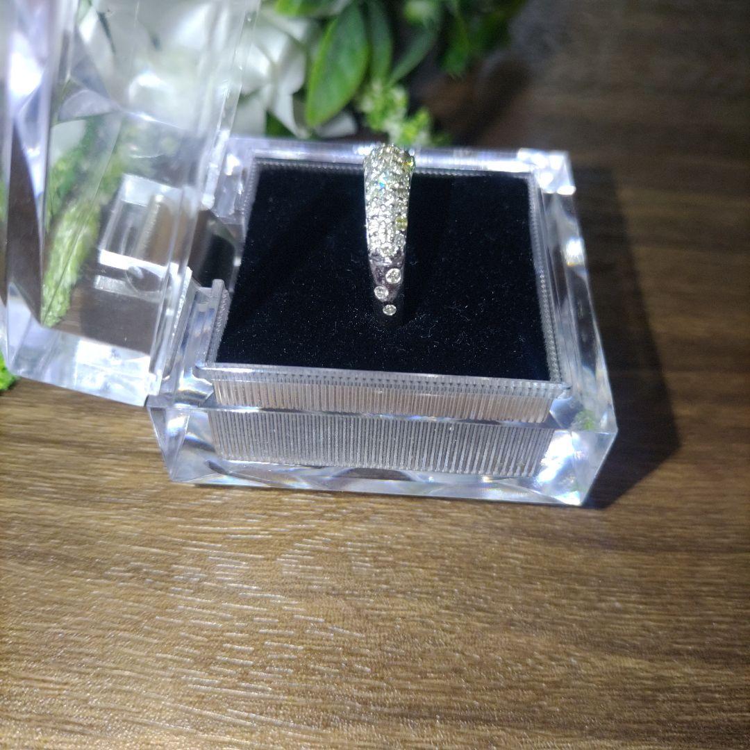 K18WG ダイヤモンド　パヴェ　リング　1.03ct