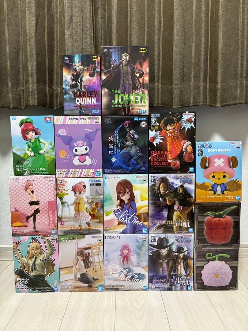 フィギュア まとめ売り 17個セット ワンピース 鬼滅の刃 推しの子など