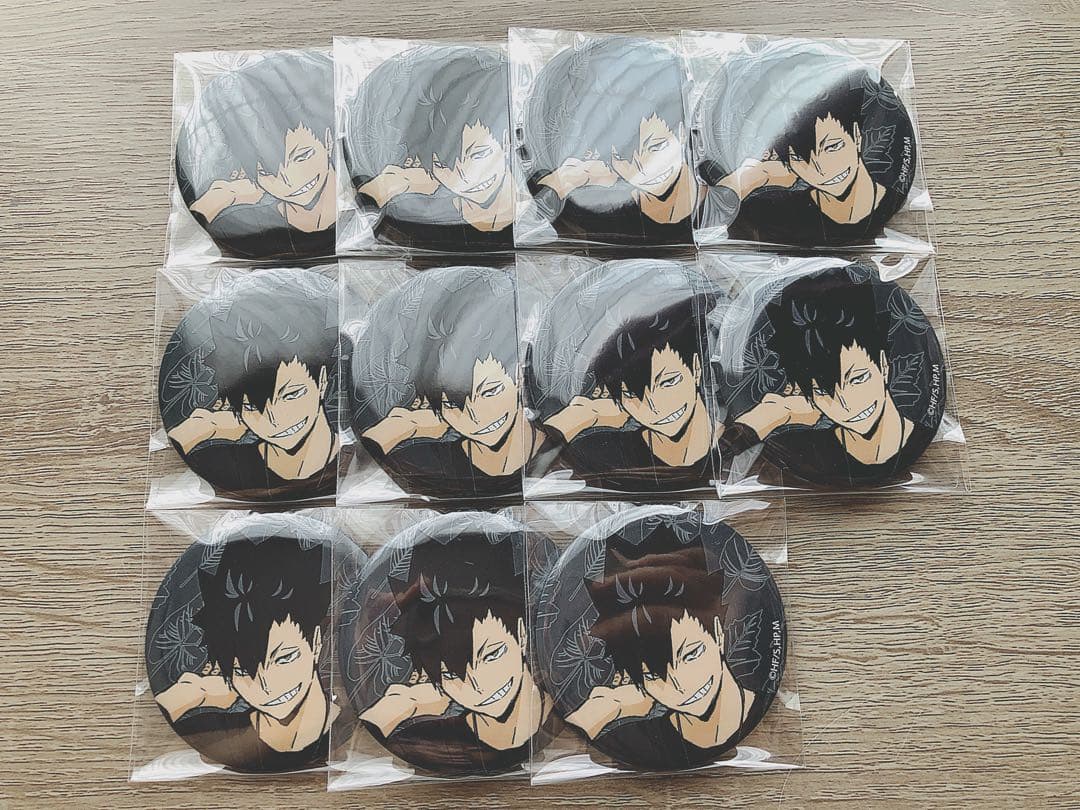 ハイキュー 極楽湯 コラボ 影山飛雄 缶バッジ 24点まとめ売り