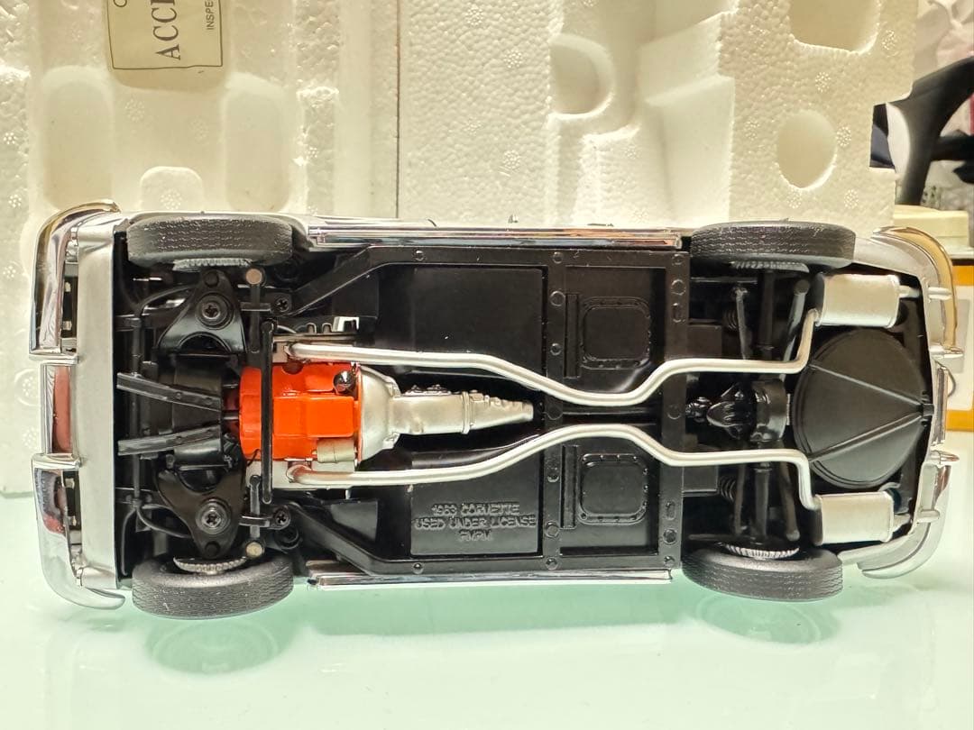 フランクリンミント 1/24 1963 コルベット 赤内装 ダイキャスト - メルカリ