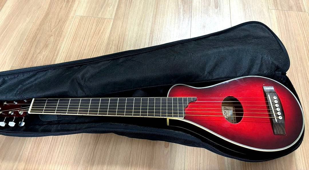 中古美品 TINY BOY TT-40 TR トラベルギター 専用カバー付き - メルカリ