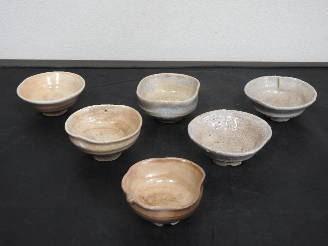 十代坂高麗左衛門　酒盃　6個　共箱　MA745