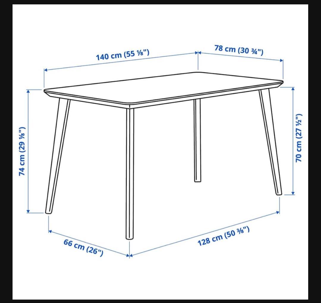 IKEA LISABO リーサボー/ダイニングテーブル