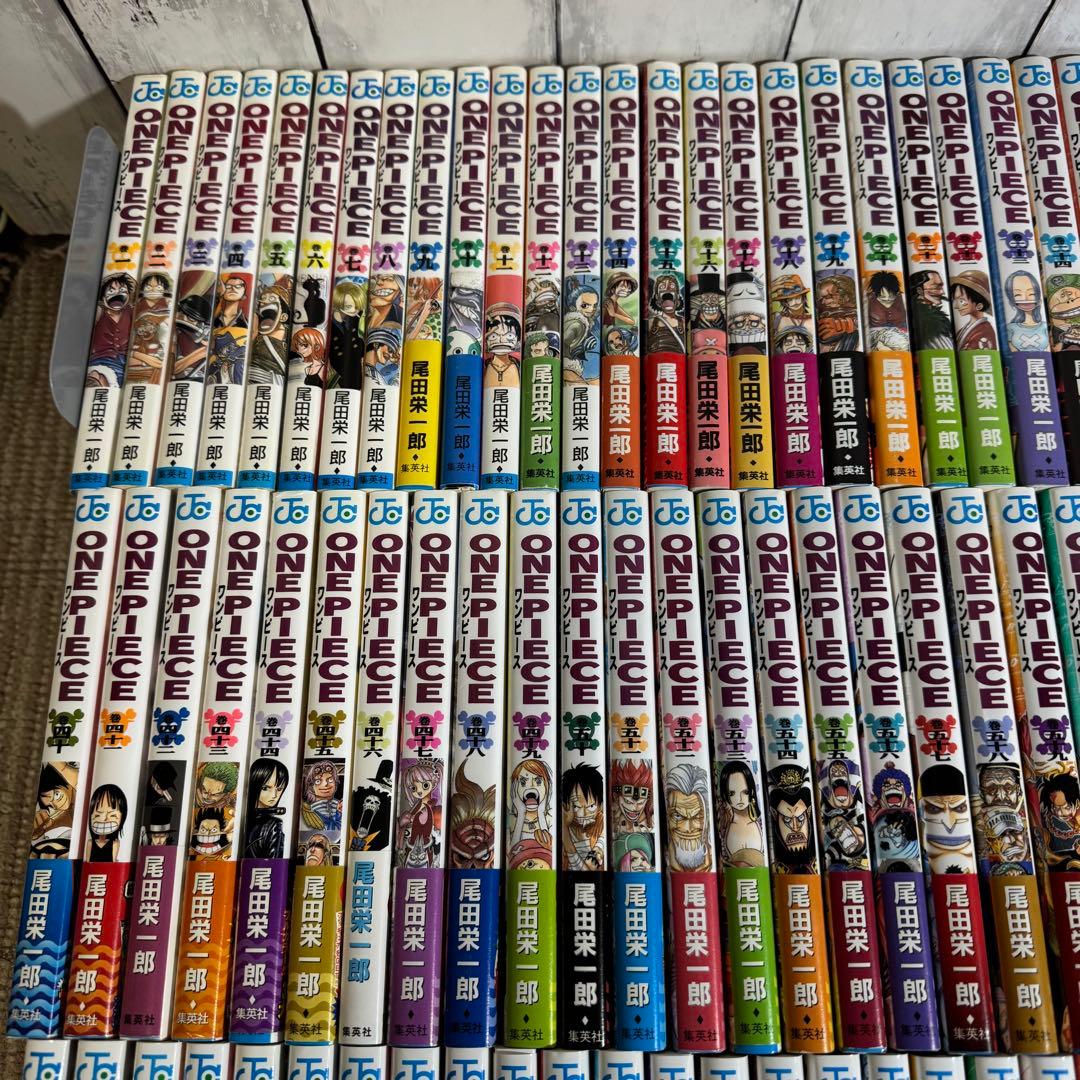 全巻初版 ワンピース 1巻～113巻 ●帯、冊子、はがき● 全巻セット
