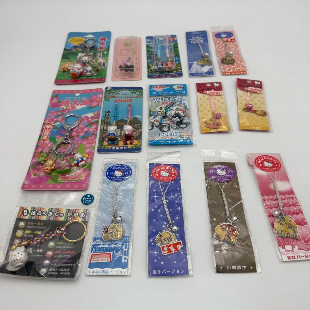 レア　ご当地キティ 根付け ファスナーマスコット その他まとめ売り 112点