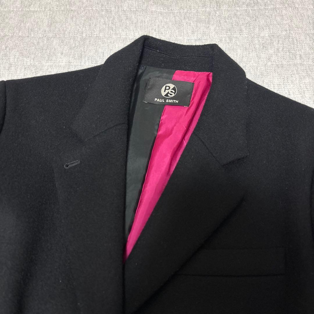 希少サイズ PS Paul Smith チェスターコート ブラック - メルカリ