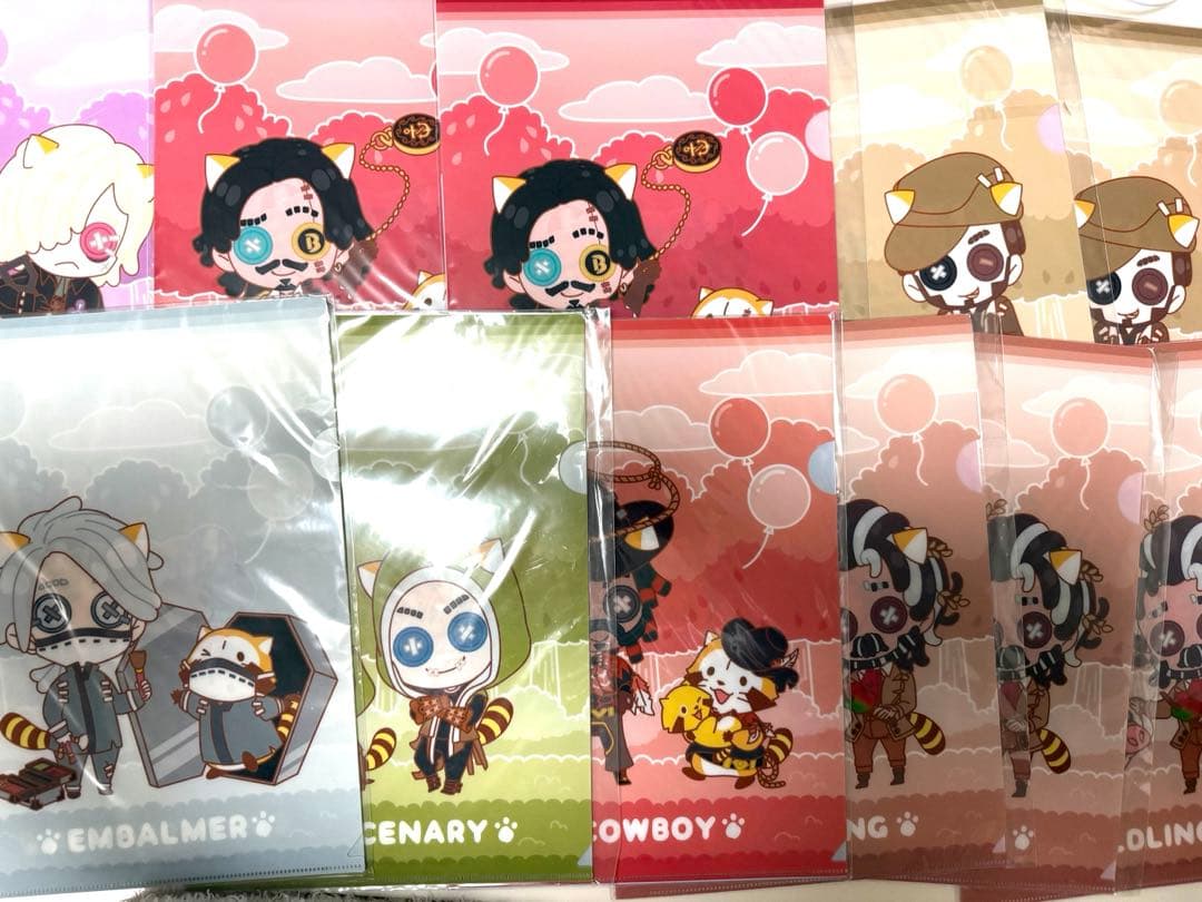 第五人格 楽天くじ ラスカル クリアファイル サバイバー 15枚セット