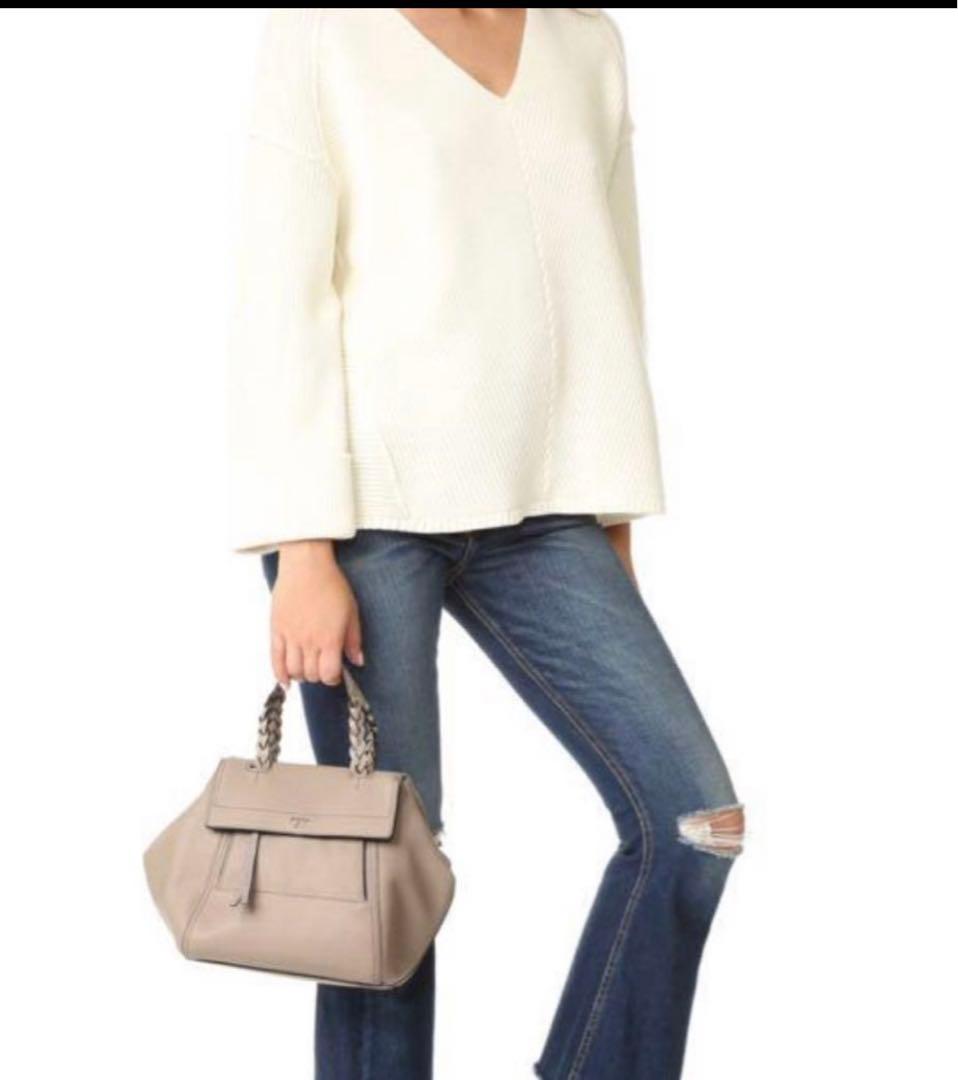 (タグ切新品未使用)ToryBurch トリーバーチ ハーフムーンスモール OS