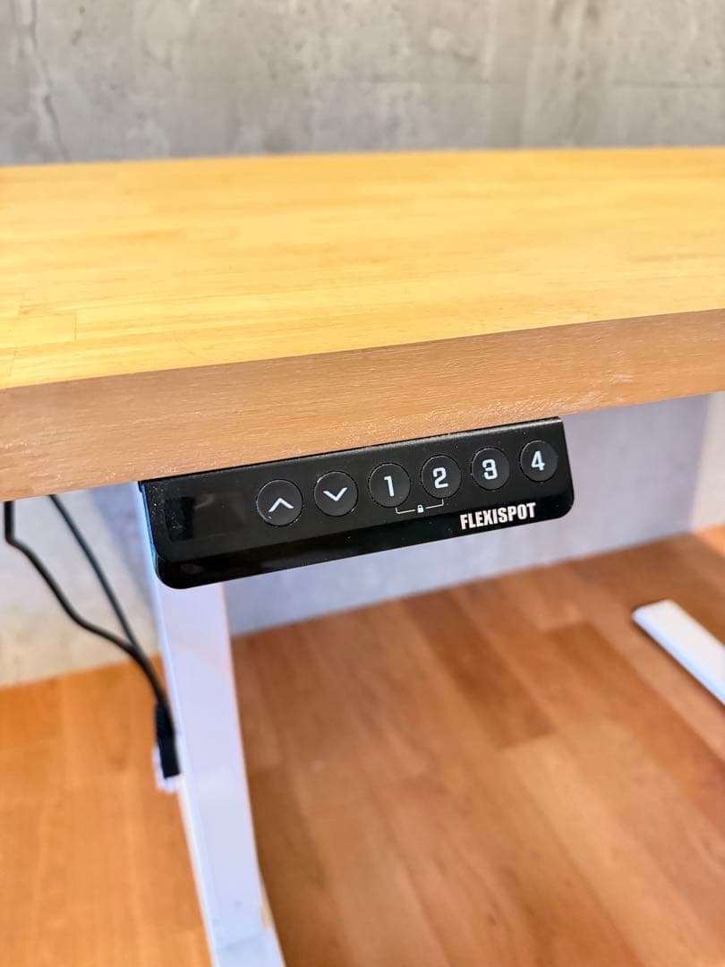 FLEXISPOT 電動昇降デスク EF1W-JA栗集成材天板 120x61cm