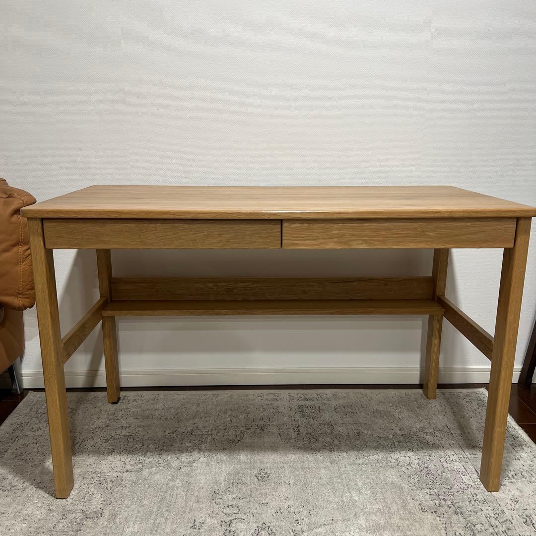 【値下げしました】無印良品　オーク材　デスク