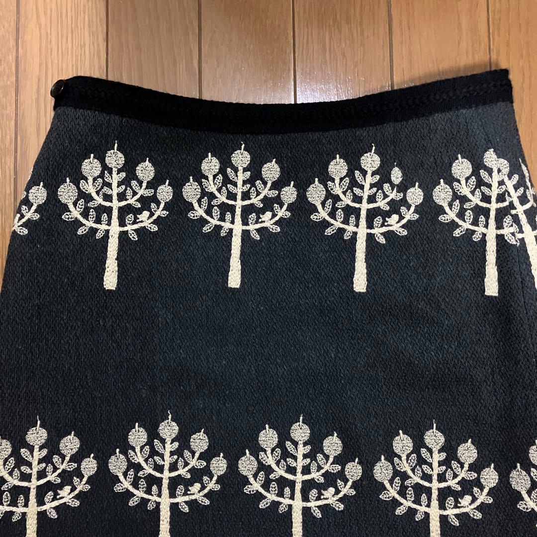 ミナペルホネン　[復刻アイテム]　サイズ1 ringo カシミア混　スカート