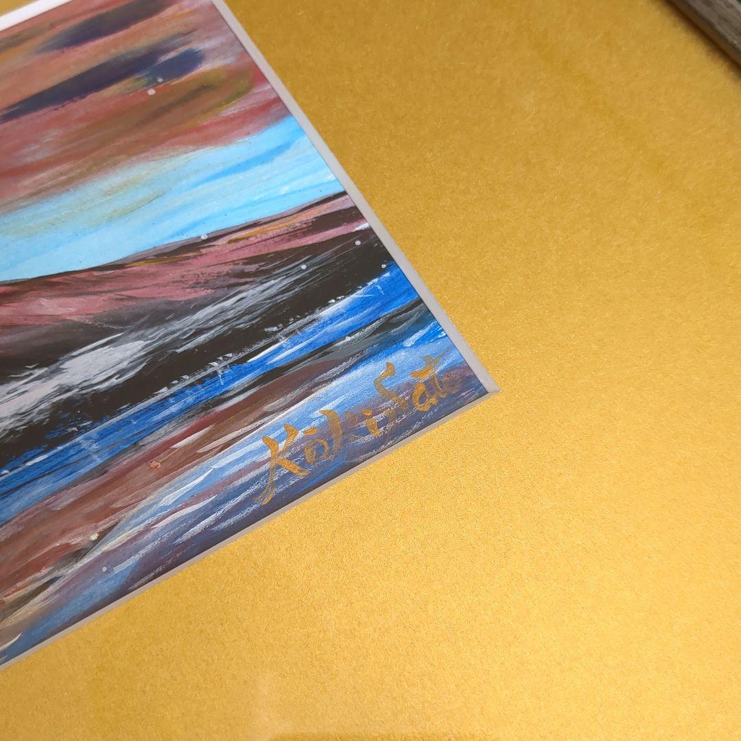 絵画 佐藤嵩記 赤富士