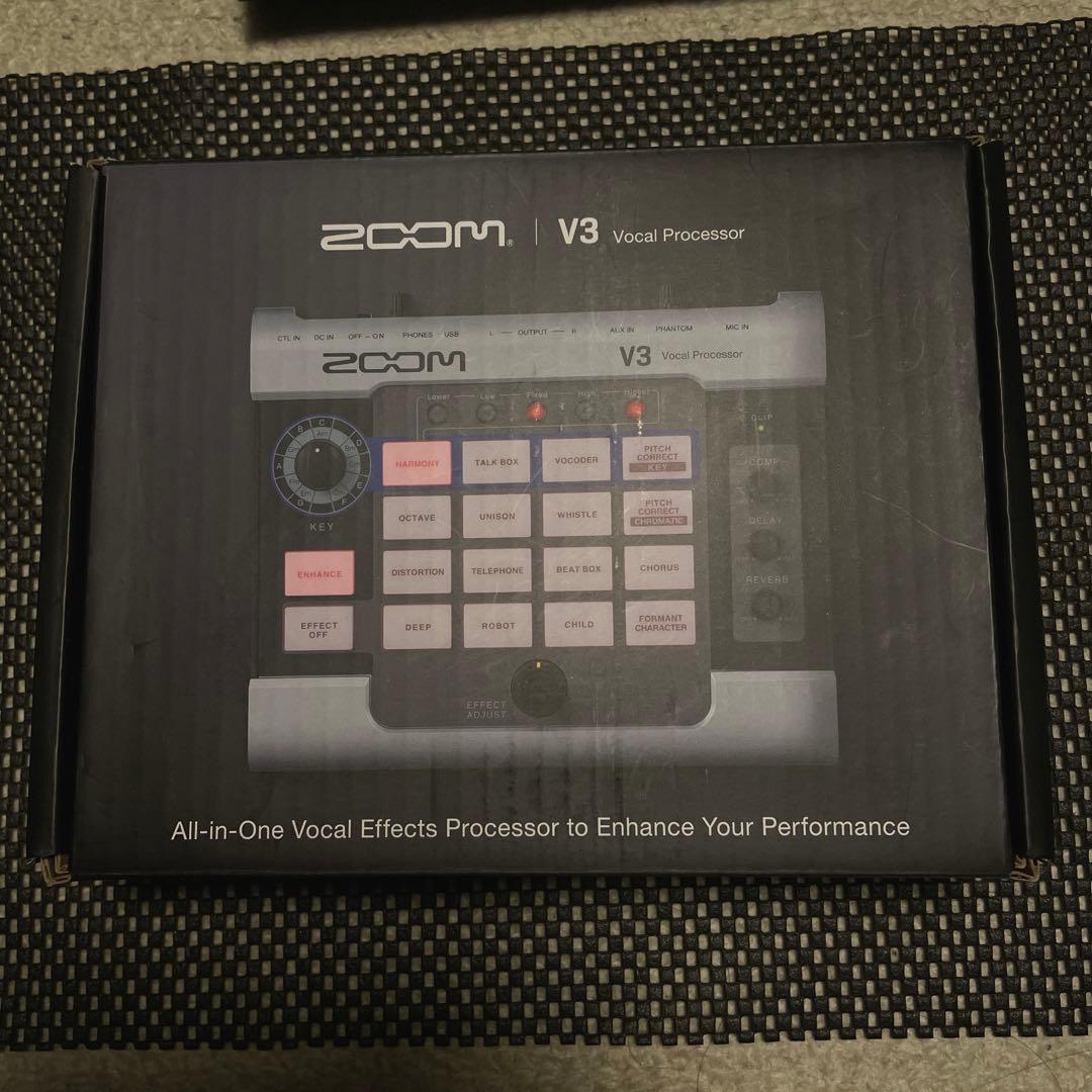 ZOOM V3 + 専用ACアダプタ Zoom V3 ボーカルエフェクター【◎別売りの