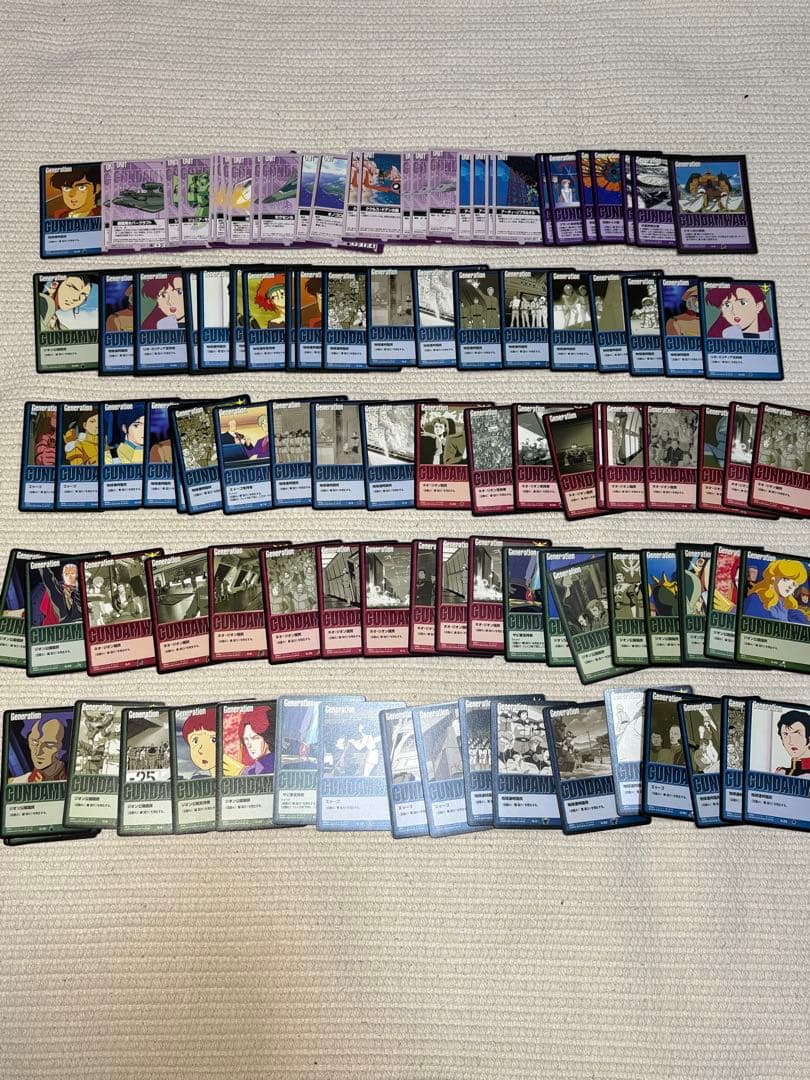 ガンダムウォー　カード1363枚まとめ売り ガンダムウォー カード1363枚まとめ売り カード名「Zガンダム」(6 枚