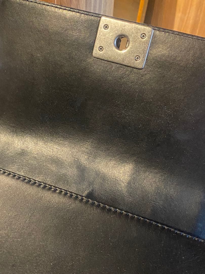 ♡*様 ボーイシャネル25 バイカラー チェーン ショルダーバッグ　ベージュ ラ