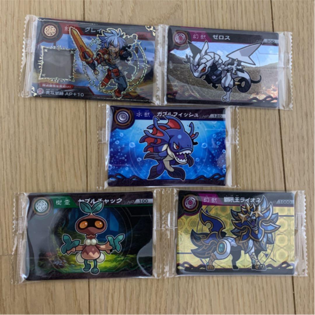 超獣戯牙ガオロードチョコ　第0弾〜3弾〜ガオロードG1弾〜3弾　コンプセット