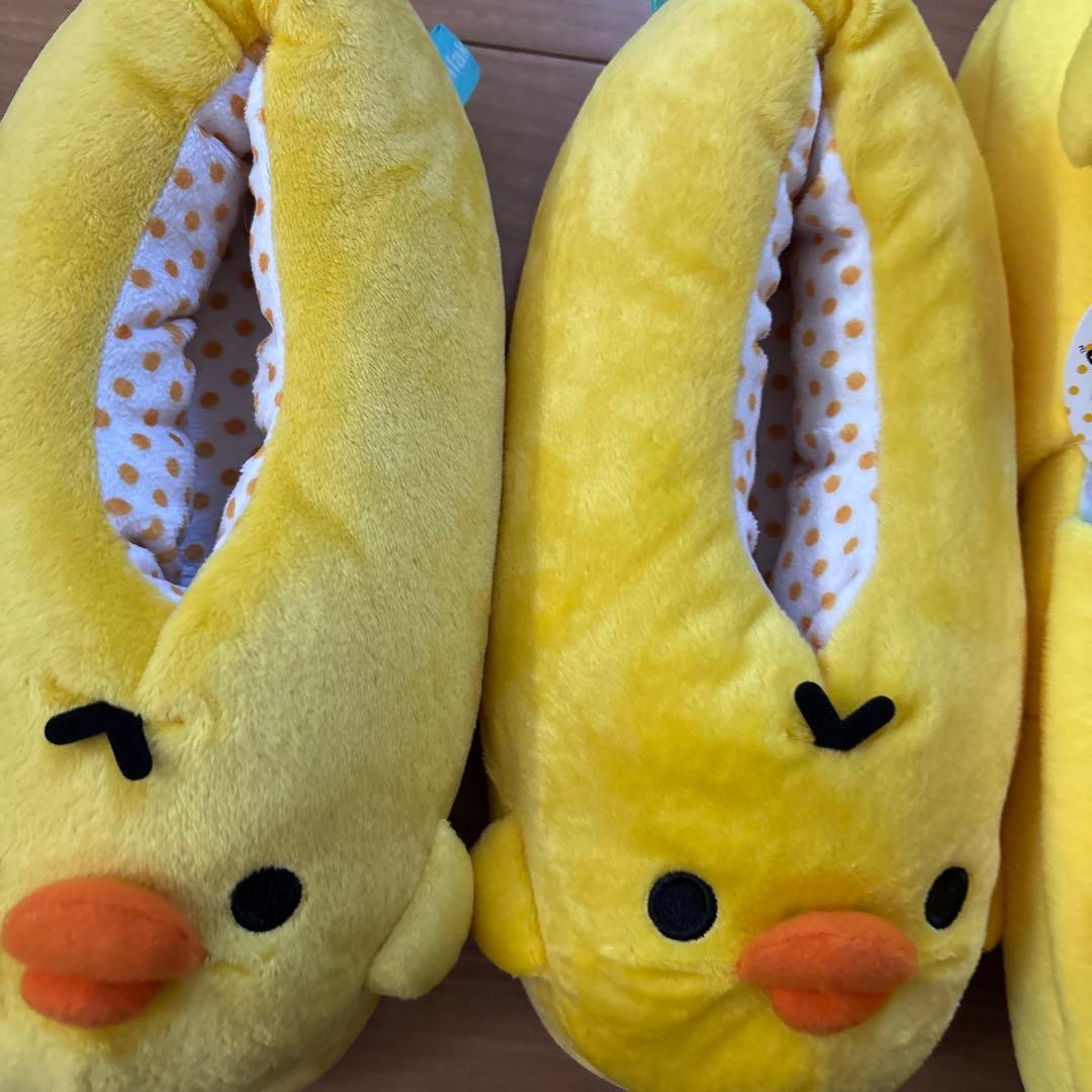 リラックマ キイロイトリ ぬいぐるみ ルームシューズ　スリッパ　ブランケット