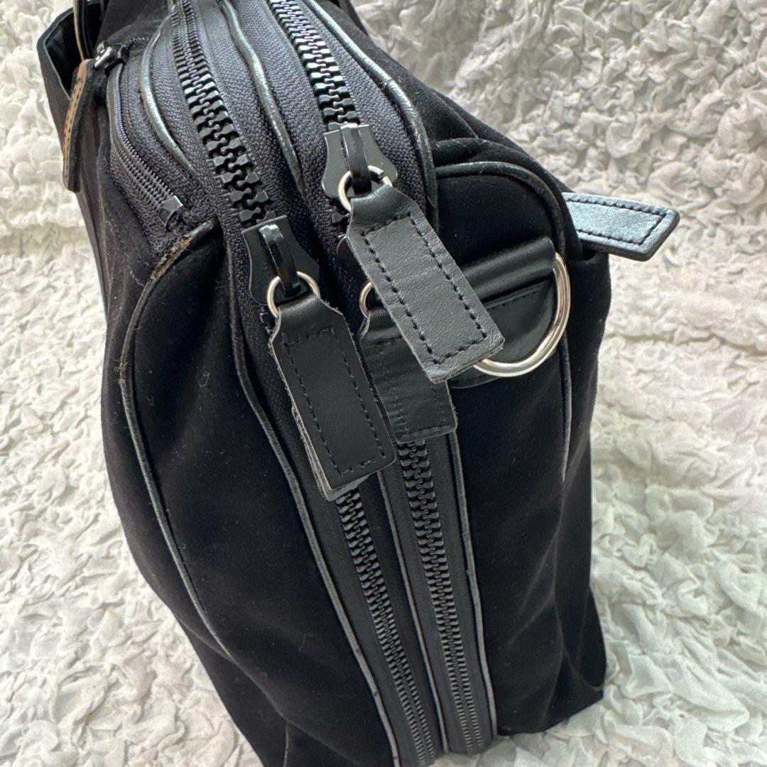 希少　トヨタ　セルシオ　大きめビジネスバッグ　ショルダーバッグ　スエード