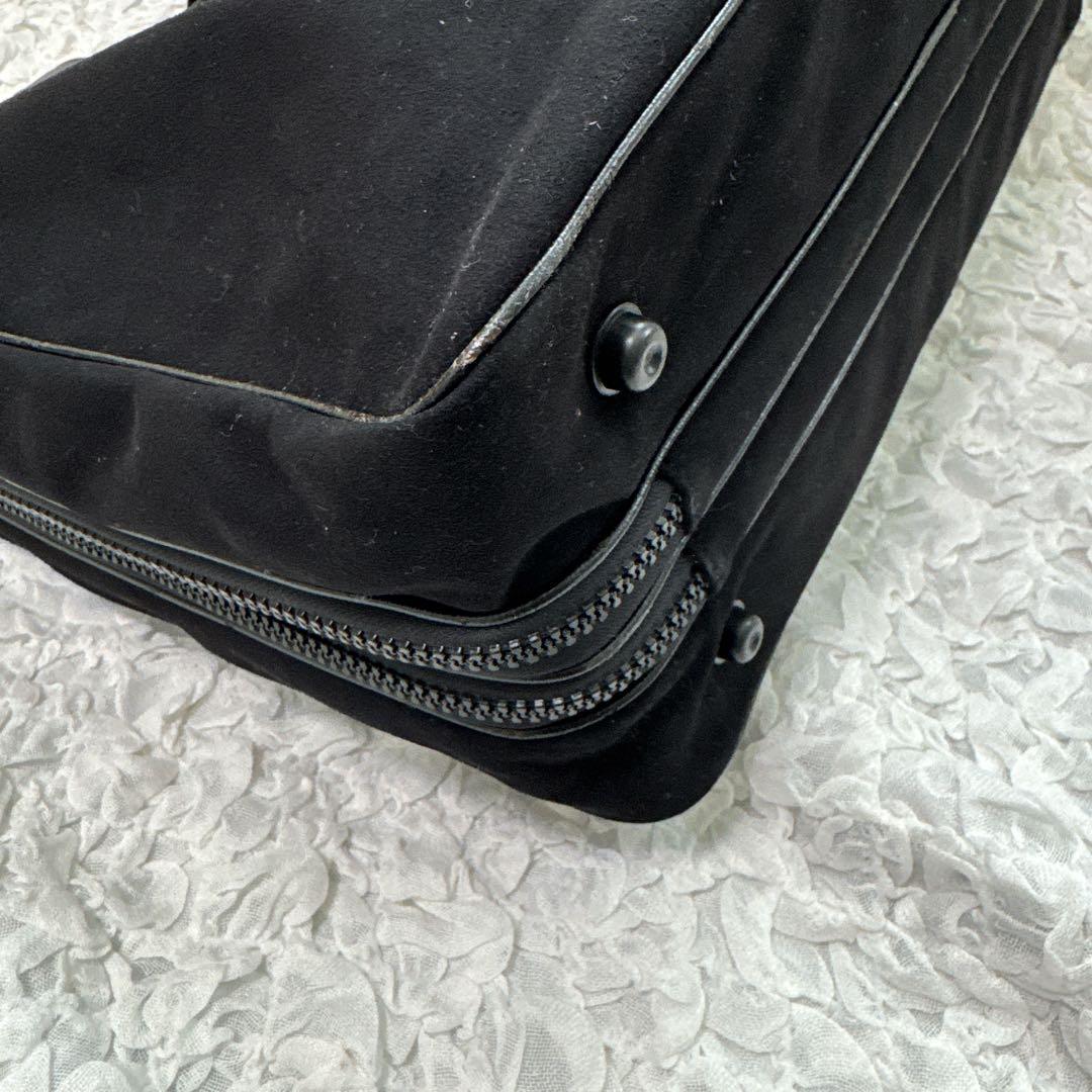 希少　トヨタ　セルシオ　大きめビジネスバッグ　ショルダーバッグ　スエード