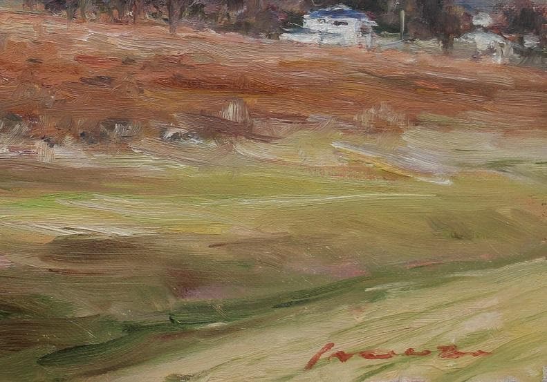 井上司「早春の赤城山」油彩 P6号の通販はau PAY マーケット - 輸入