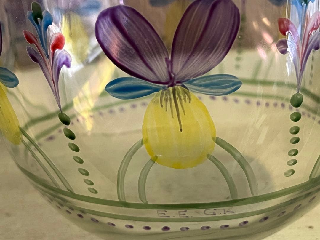 Orrefors Styvmorsviol Eva Englundスウェーデン