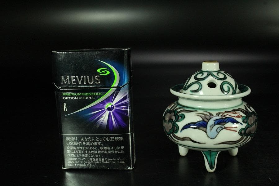 九谷 色絵 香炉(K-LC861) 九谷 色絵 香炉(K-LC861) 8.5号雉香炉 仁清風